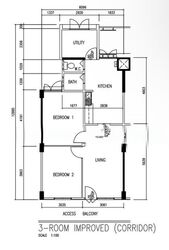 Blk 128 Bukit Merah View (Bukit Merah), HDB 3 Rooms #587118091